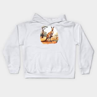 Cute Kangaroo Kids Hoodie